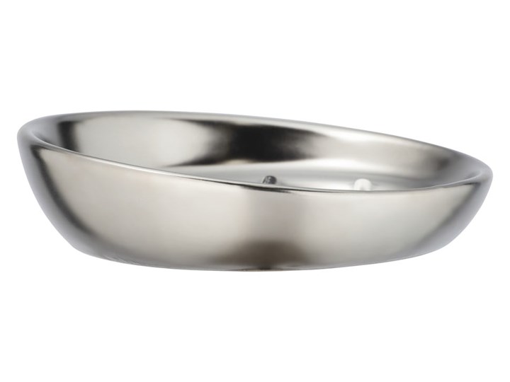Ceramiczna mydelniczka z chromowanym dekorem Wenko Badi