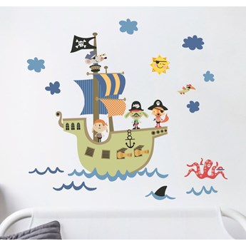 Zestaw naklejek dziecięcych Ambiance Pirate Ship