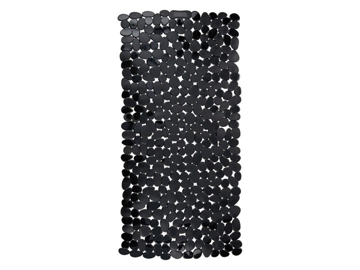 Czarna antypoślizgowa mata prysznicowa Wenko Drop, 71x36 cm Kolor Czarny Kategoria Dywaniki łazienkowe