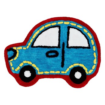 Dziecięcy dywan w kształcie samochodu Catherine Lansfield Car, 50x70 cm