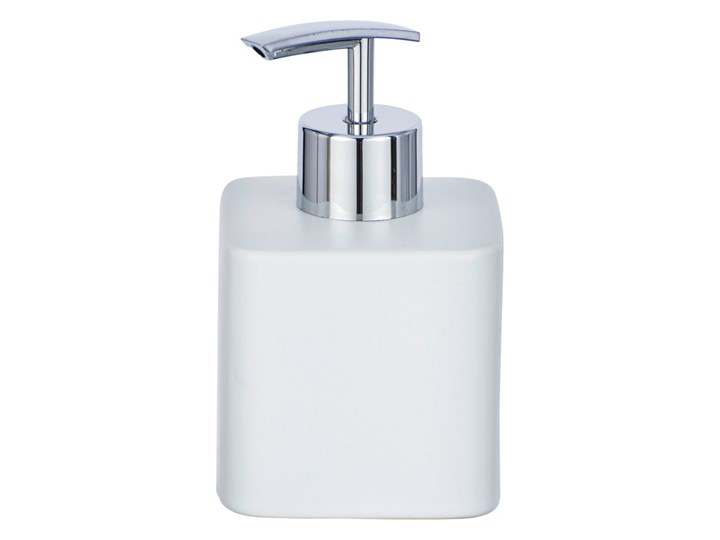 Jasnoszary ceramiczny dozownik do mydła Wenko Hexa, 290 ml Dozowniki Kategoria Mydelniczki i dozowniki Ceramika Kolor Biały