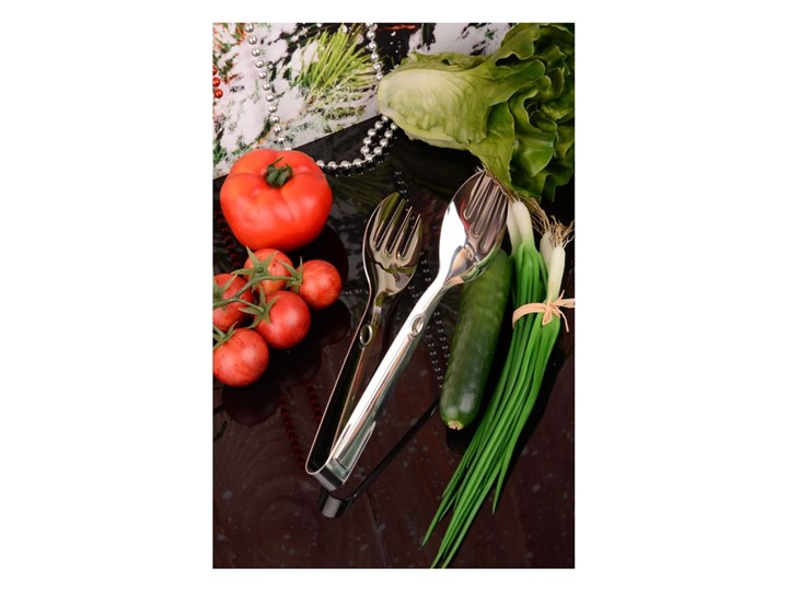 Szczypce ze stali nierdzewnej Damianos, dł. 24 cm Szczypce do sałat