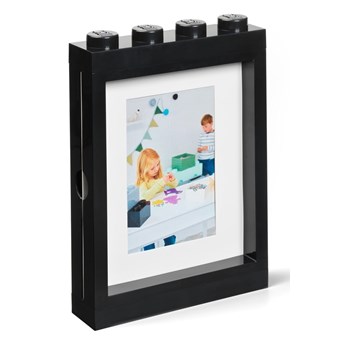 Czarna ramka na zdjęcie LEGO®, 19,3x26,8 cm