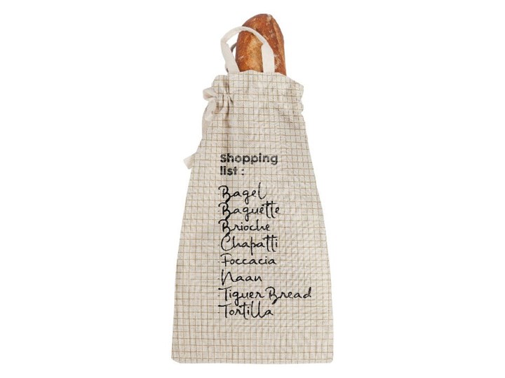 Worek na chleb z domieszką lnu Really Nice Things Bag Shopping, wys. 42 cm