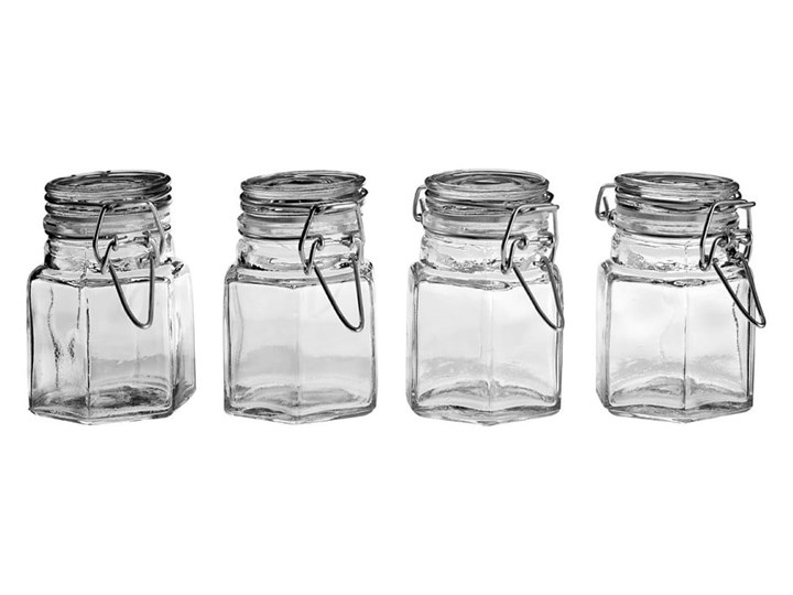 Zestaw 4 szklanych słoiczków na przyprawy Premier Housewares