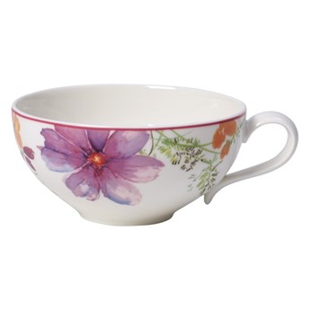 Porcelanowa filiżanka na herbatę z motywem kwiatów Villeroy & Boch Mariefleur Tea, 0,24 l