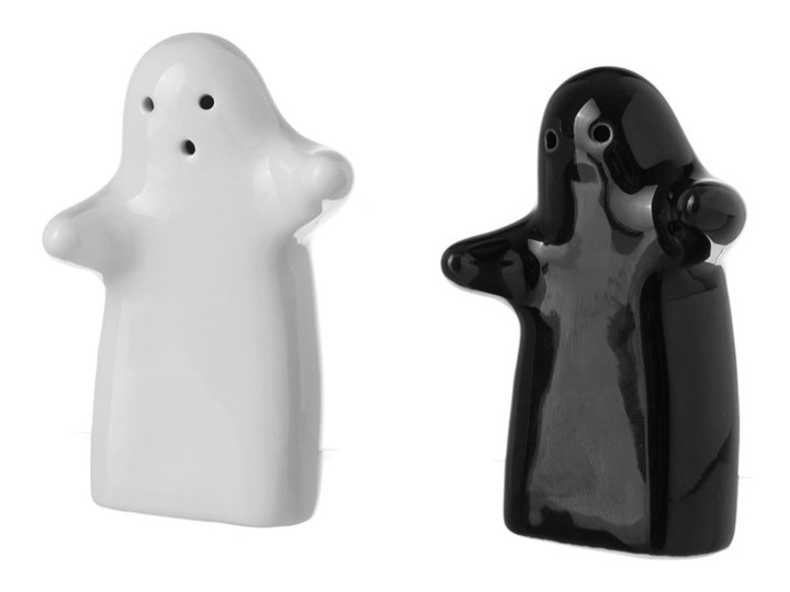 Ceramiczny zestaw solniczki i pieprzniczki Unimasa Ghosts