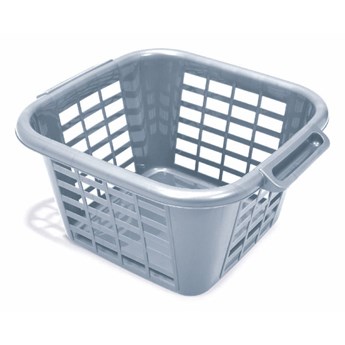 Szary kosz na pranie z tworzywa z recyklingu Addis Eco Range, 24 l