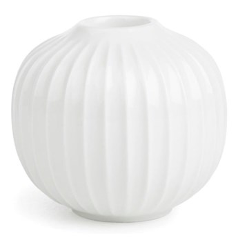 Biały porcelanowy świecznik Kähler Design Hammershoi, ⌀ 7,5 cm