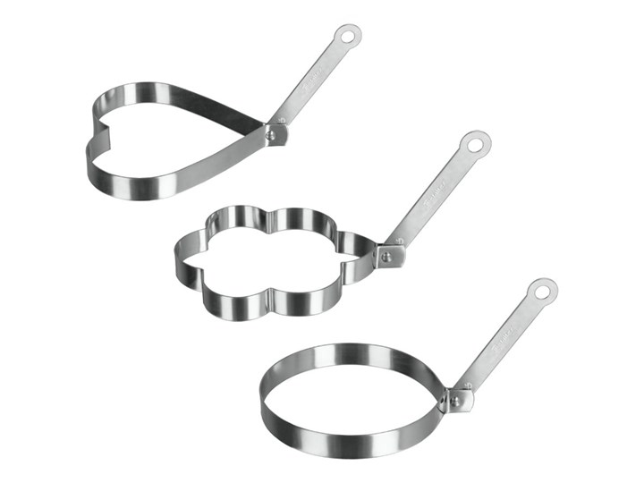 Komplet 3 foremek ze stali nierdzewnej Metaltex