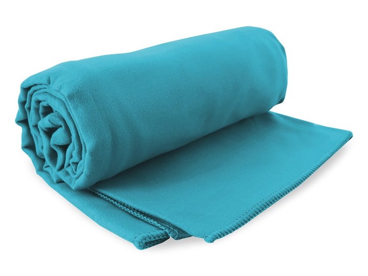 Zestaw 2 turkusowych ręczników szybkoschnących DecoKing EKEA, 30x50 cm Komplet ręczników Ręcznik plażowy Kategoria Ręczniki