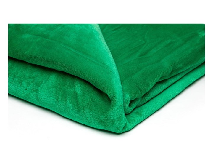 Zielony koc z mikropluszu My House, 150x200 cm Poliester Kategoria Koce i pledy