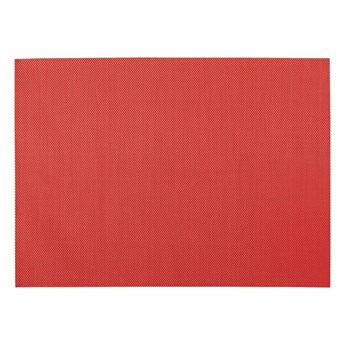 Czerwona mata stołowa Zic Zac, 45x33 cm