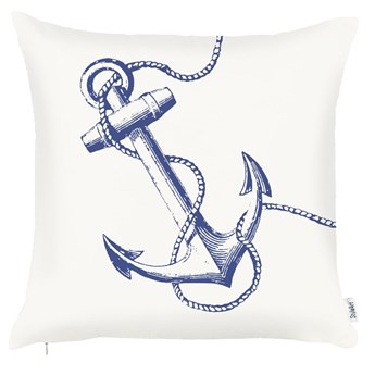 Poszewka na poduszkę Mike & Co. NEW YORK Sailors Anchor, 43x43 cm