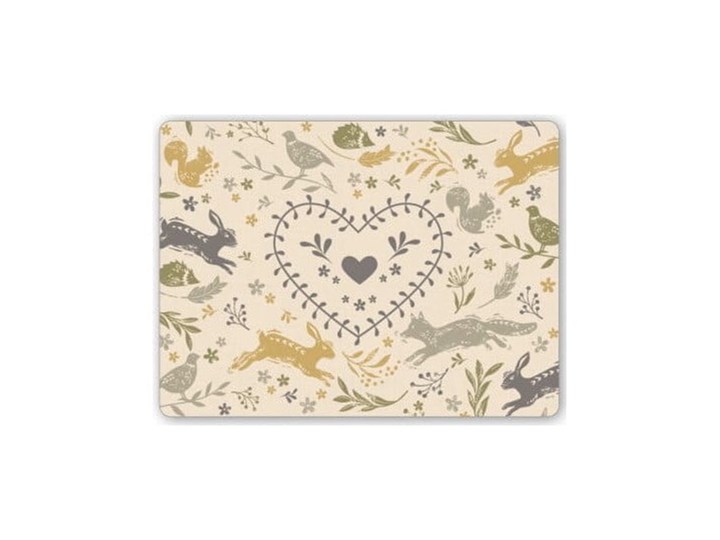 Zestaw 4 korkowych mat stołowych Cooksmart ® Foxy, 29x21,5 cm Korek Podkładka pod talerz Kategoria Podkładki kuchenne