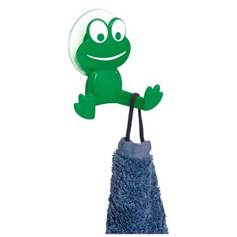 Zielony haczyk ścienny Wenko Frog