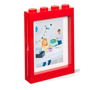 Czerwona ramka na zdjęcie LEGO®, 19,3x4,7 cm