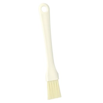 Biały plastikowy pędzelek Metaltex Brush, dł. 21 cm