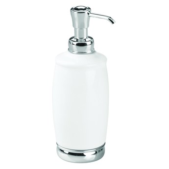 Biały dozownik do mydła iDesign York, 354 ml