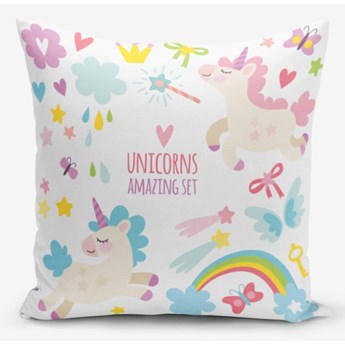 Poszewka na poduszkę z domieszką bawełny Minimalist Cushion Covers Unicorn Child, 45x45 cm
