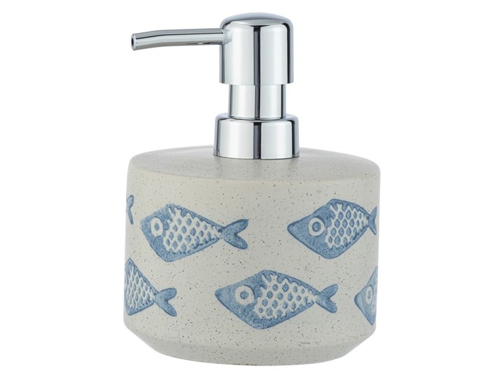 Niebiesko-biały ceramiczny dozownik do mydła Wenko Aquamarin, 475 ml Dozowniki Ceramika Kategoria Mydelniczki i dozowniki
