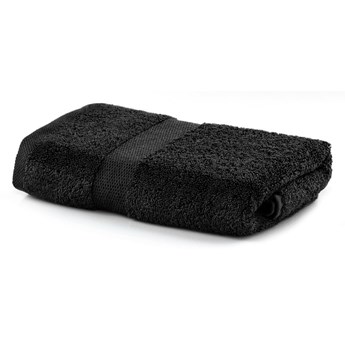 Czarny ręcznik DecoKing Marina, 50x100 cm