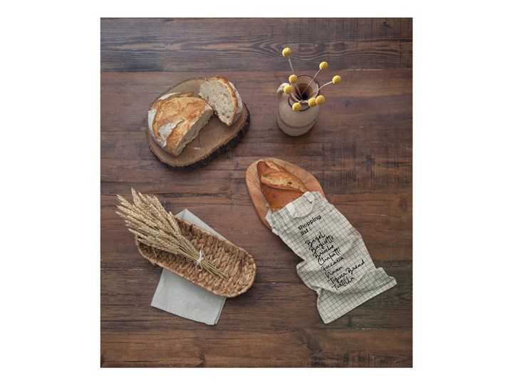 Worek na chleb z domieszką lnu Linen Couture Bag Shopping, wys. 42 cm Koszyk na pieczywo Kategoria Chlebaki
