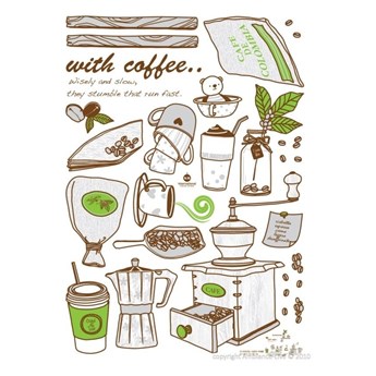 Naklejka Fanastick Coffee Grinder