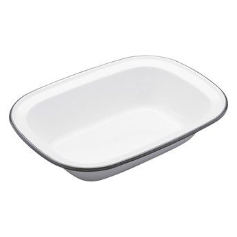 Emaliowana kwadratowa forma do ciasta Kitchen Craft Living Nostalgia
