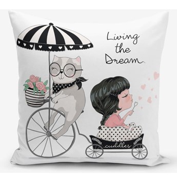 Poszewka na poduszkę z domieszką bawełny Minimalist Cushion Covers Living Dream, 45x45 cm