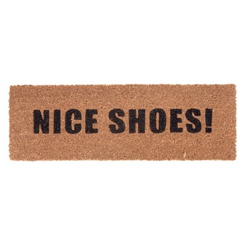 Brązowa wycieraczka PT LIVING Nice Shoes Black