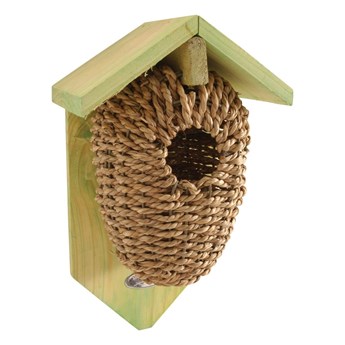 Budka dla ptaków z trawy morskiej Esschert Design, wys. 26,2 cm