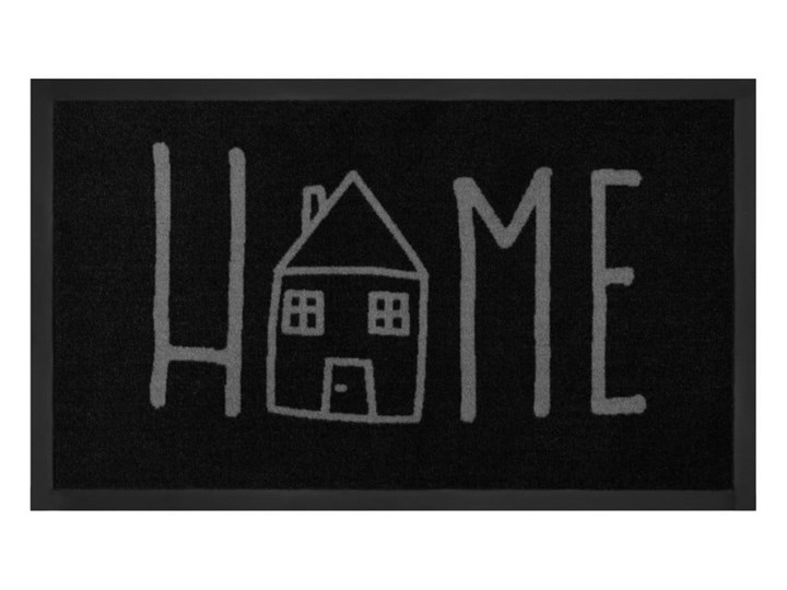 Czarna wycieraczka Hanse Home Easy Home, 45x75 cm
