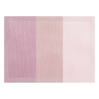 Różowofioletowa mata stołowa Tiseco Home Studio Jacquard, 45x33 cm