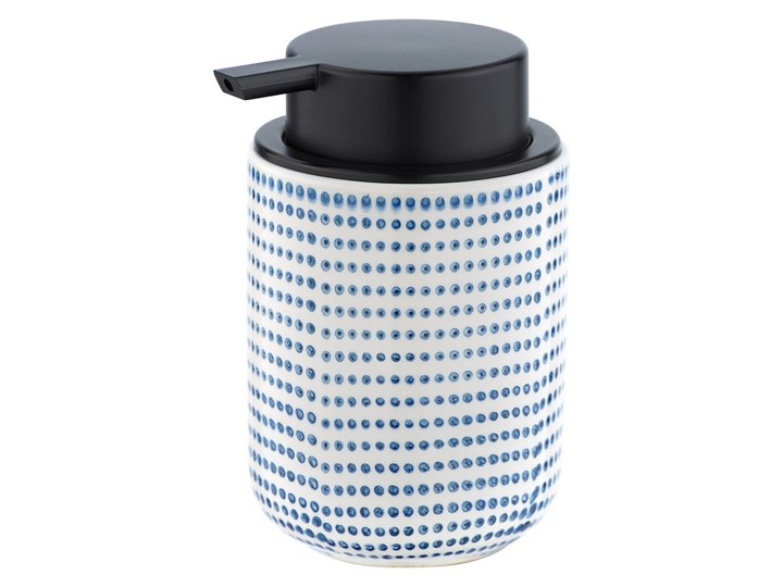 Ceramiczny dozownik do mydła z niebiesko-białym dekorem Wenko Nole, 300 ml