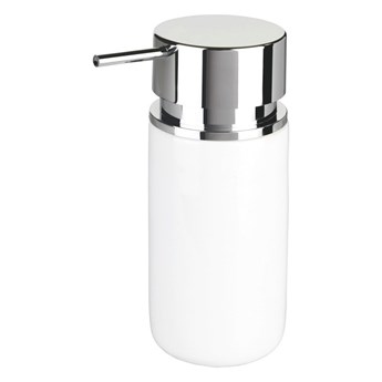 Biały ceramiczny dozownik do mydła Wenko Soap, 250 ml