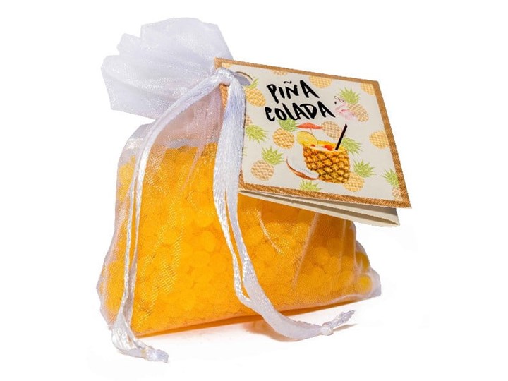 Woreczek zapachowy z organzy o zapachu Piňa Colada Boles d' olor Frutos Kategoria Zapachy do domu