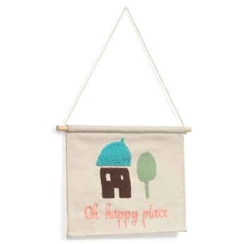 Gobelin scienny Leshy 100% bawelna oh happy place multicolor 35 x 25 cm