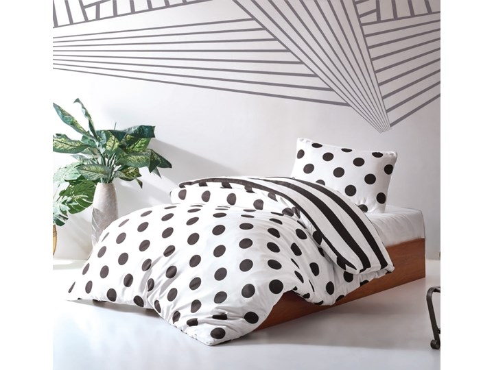 SELSEY Komplet pościeli Dots 160x220 cm z poszewką na poduszkę 50x70 cm i z prześcieradłem Bawełna Poliester 160x200 cm 160x240 cm Bawełna syntetyczna Kategoria Komplety pościeli