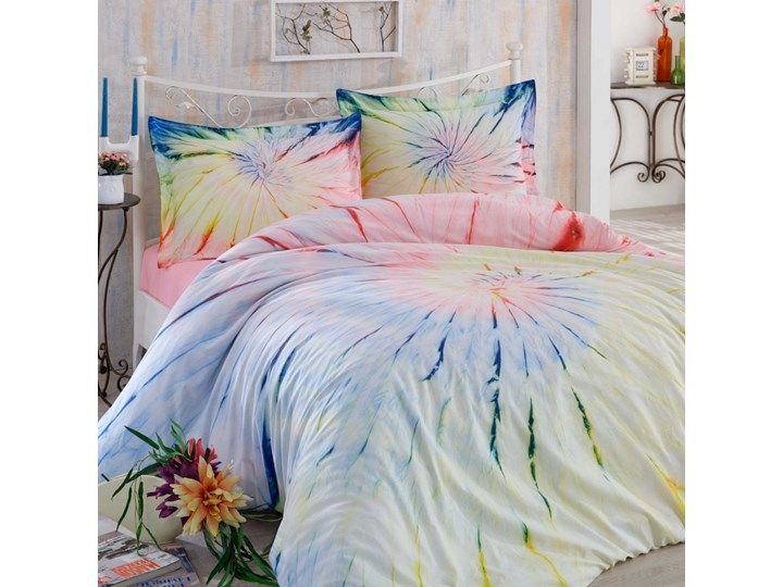 SELSEY Komplet pościeli Hippie 160x200 cm z poszewką na poduszkę 50x70 cm i z prześcieradłem 200x220 cm Bawełna 160x220 cm Pomieszczenie Pościel dziecięca