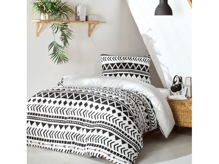 SELSEY Komplet pościeli Aztec 160x220 cm z poszewką na poduszkę 50x70 cm i z prześcieradłem Bawełna Bawełna syntetyczna 160x240 cm 160x200 cm Poliester Pomieszczenie Pościel do sypialni