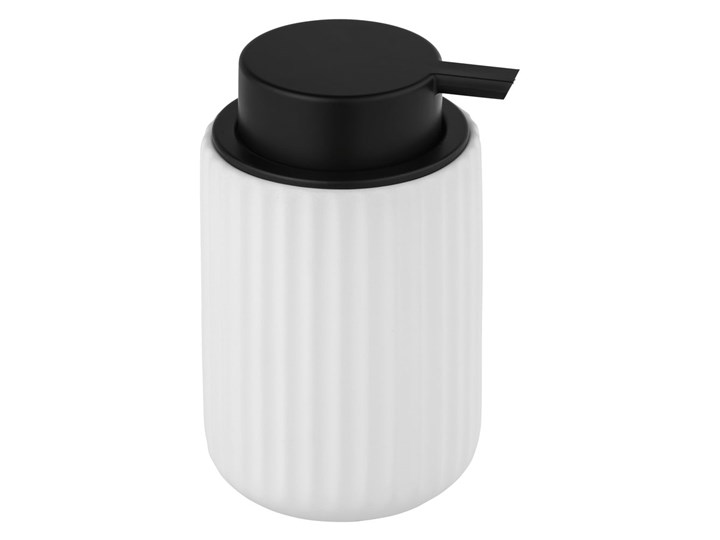 Biało-czarny ceramiczny dozownik do mydła Wenko Belluno