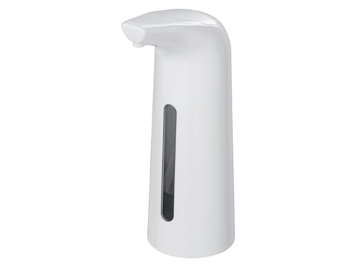 Biały automatyczny dozownik do mydła lub dezynfekcji Wenko Larino, 400 ml