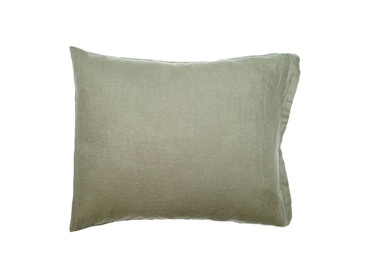 Komplet 2 szt zielone poszewki na poduszkę pościel Sunshine z lnu 50x60 HIMLA 50x60 cm Poszewka na poduszkę Kategoria Komplety pościeli Len Bawełna Rozmiar poduszki 60x60 cm