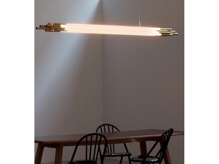 Hive T - nowoczesna lampa stołowa - kokon Szkło Lampa z kloszem Metal Styl Nowoczesny Mosiądz Kategoria Lampy wiszące