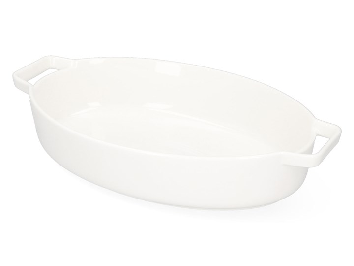 BAKER Naczynie do zapiekania białe 36x22 cm Kolor Biały Kategoria Naczynia do zapiekania