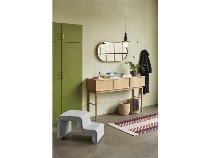 Lustro Mercury 48x95 cm naturalne Owalne Kolor Złoty Pomieszczenie Przedpokój