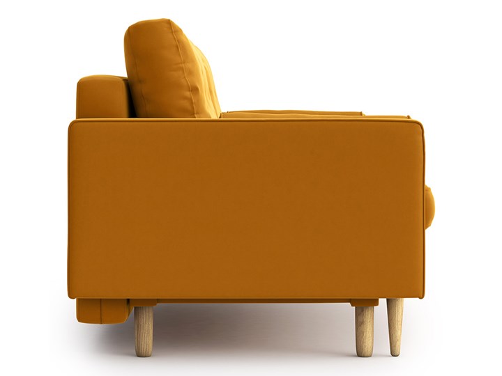 Sofa Esme z funkcją spania, Golden Velvet Amerykanka Pomieszczenie Salon