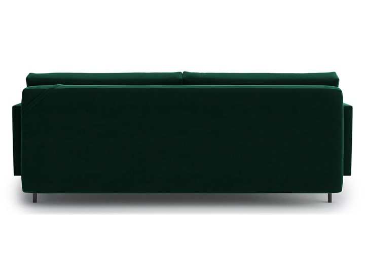 Sofa Blues z funkcją spania, Bottle Green Wersalka Głębokość 95 cm Powierzchnia spania 140x195 cm