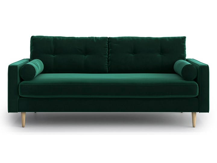 Sofa Esme 3-osobowa, Bottle Green Szerokość 192 cm Funkcje Bez dodatkowych funkcji Stała konstrukcja Głębokość 90 cm Wielkość Trzyosobowa